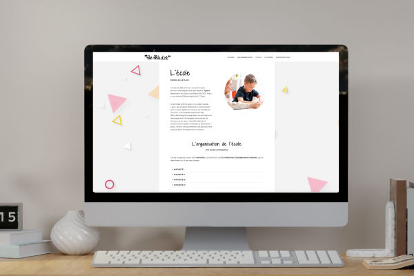 Diseño web minimalista ONG Pozuelo Madrid